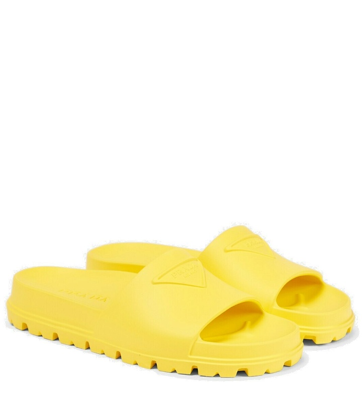 Photo: Prada Sandals Slider rubber slides