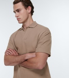 Loro Piana Cotton and linen polo shirt