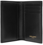 SAINT LAURENT - Logo-Appliquéd Leather Billfold Wallet - Black
