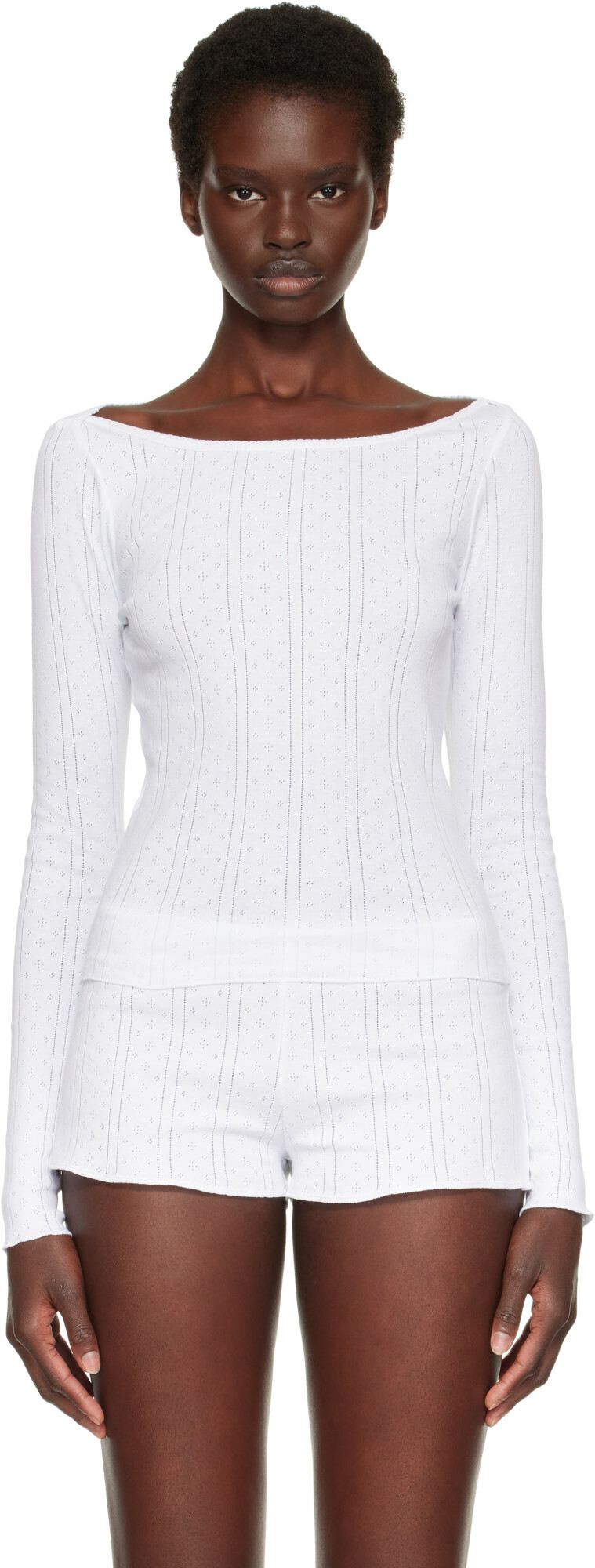 Cou Cou White 'The Bateau' T-shirt