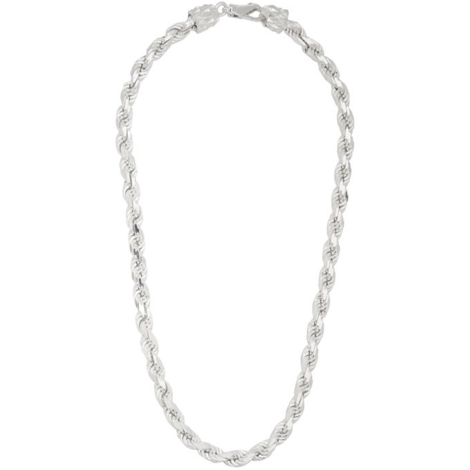 Photo: Emanuele Bicocchi Silver French Rope Necklace