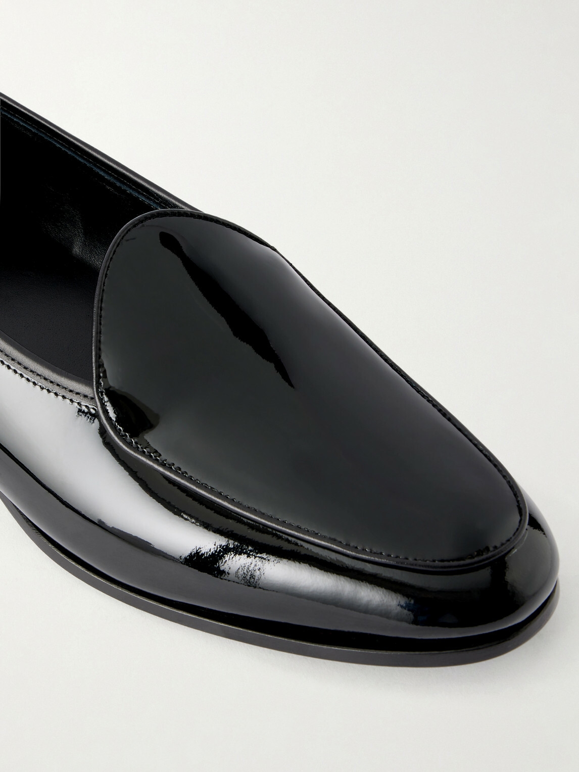 MORJAS - The Belgian Patent-Leather Loafers - Black