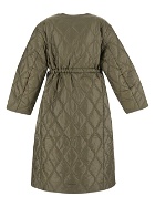 Ganni Quilted Shell Coat