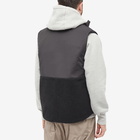 Taion Men's Reversible Down Vest in Black/Black