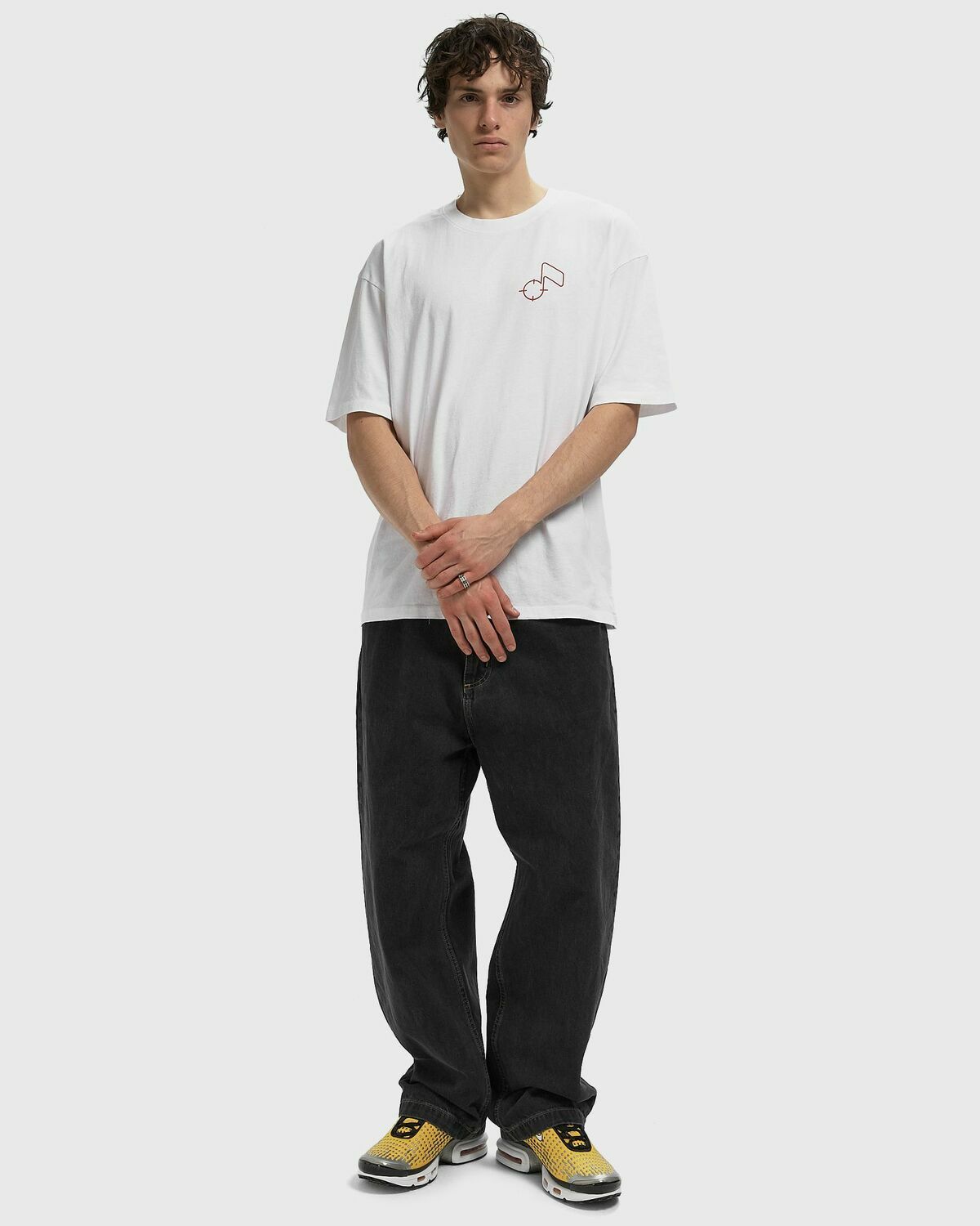 Edwin Charmer Tee White Mens Shortsleefe