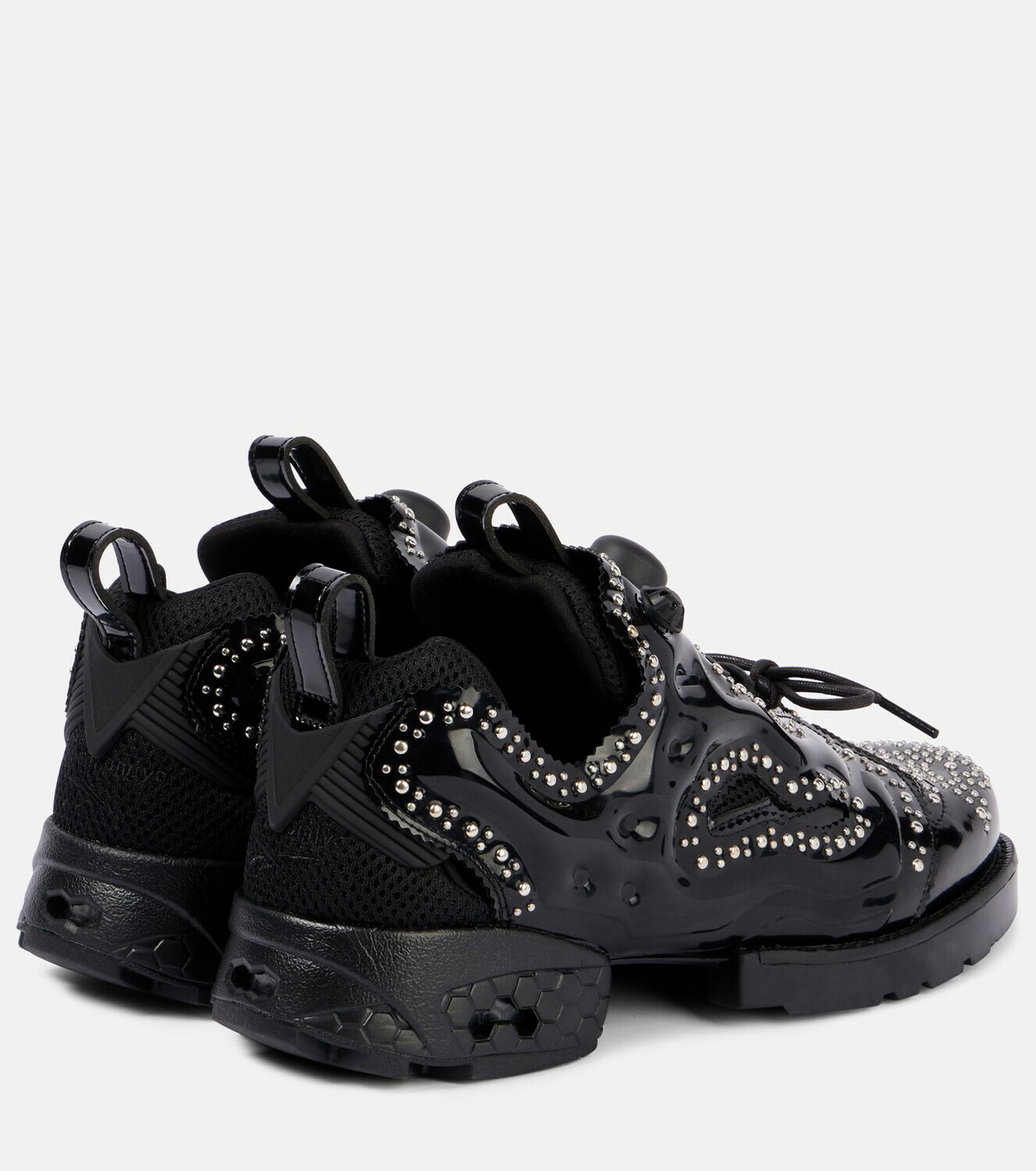 Noir Kei Ninomiya Studded brogue sneakers