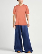Dries Van Noten Mens T-shirt in Salmon pink