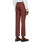 Eckhaus Latta Red Narrow Trousers