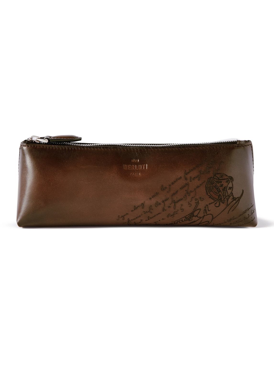 Berluti - Scritto Venezia Leather Pencil Case Berluti
