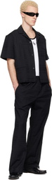 Ernest W. Baker Black Straight Fit Track Pants