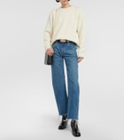 Khaite Kerrie Jean mid-rise wide-leg jeans