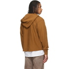 Les Tien Tan Heavyweight Raw Cropped Hoodie