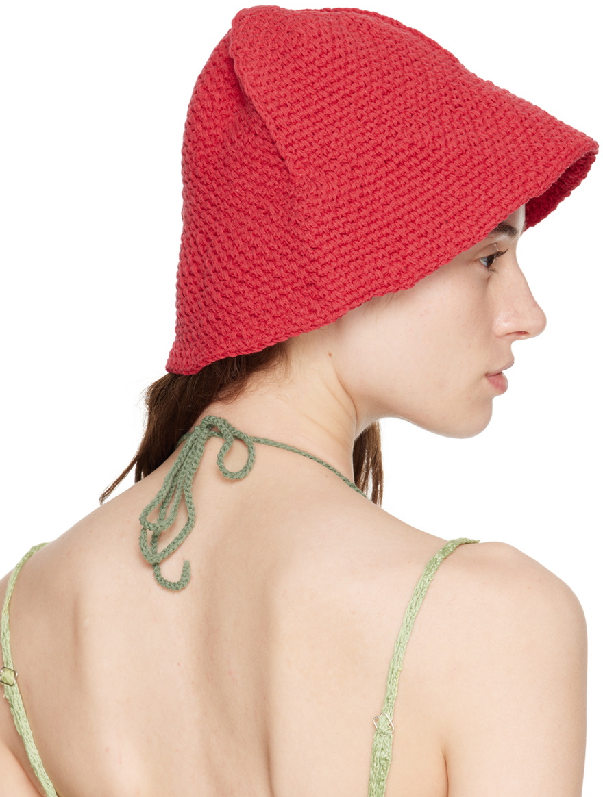 Akoia SSENSE Exclusive Red Jamur Hat