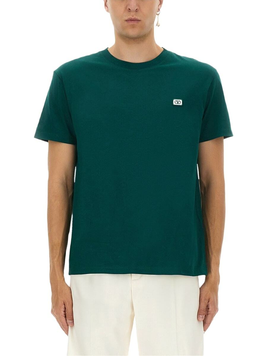 Valentino - Logo-Print Cotton-Jersey T-Shirt - Men - Pink