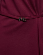 Manila Grace Womens Mini dress Burgundy