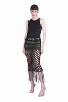Laneus Topwear In Black Cotton