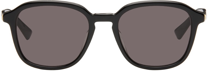 Photo: Bottega Veneta Black Round Sunglasses