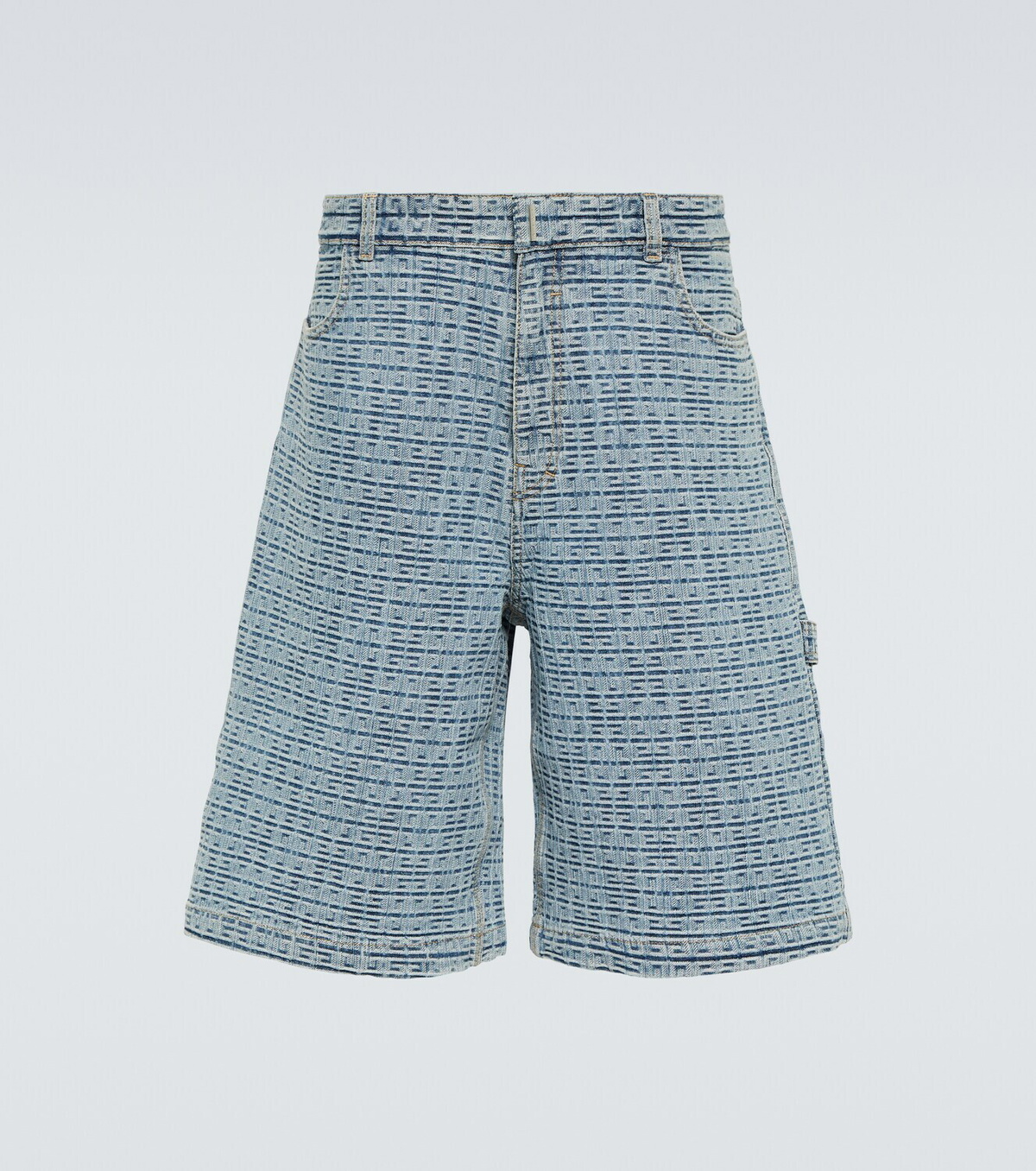 Givenchy 4G Carpenter Bermuda denim shorts