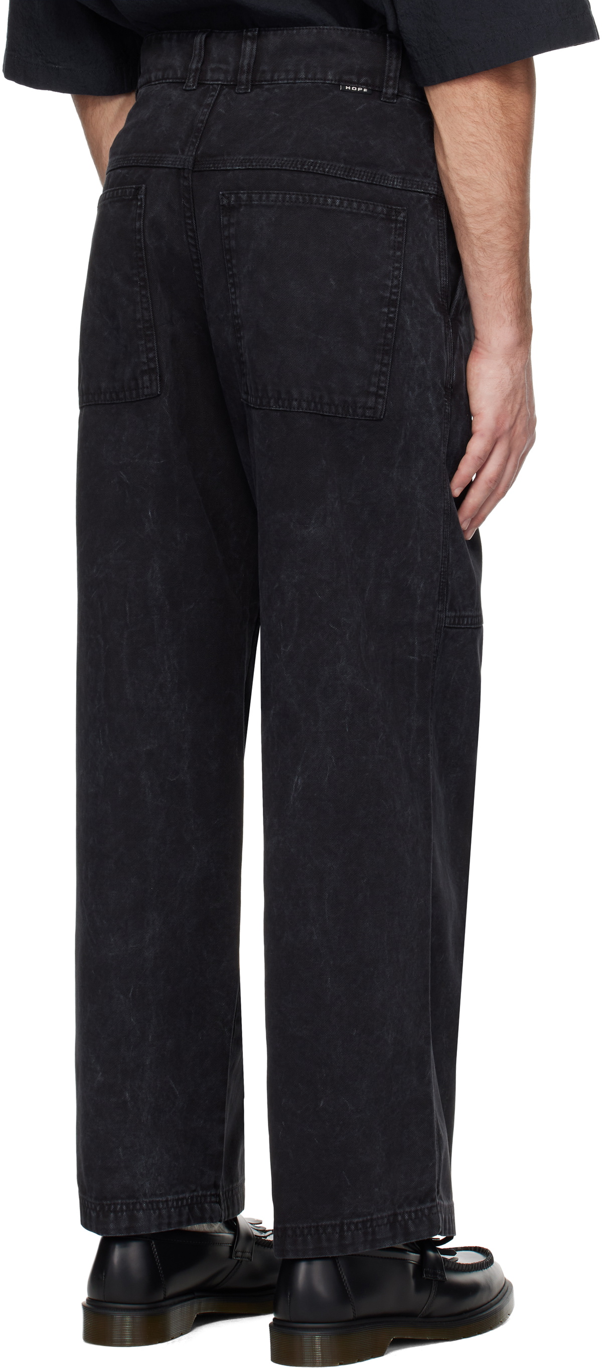 HOPE Black Stamp Trousers HOPE