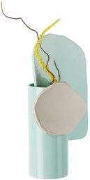 Vitra Blue & Off-White 'Découpage' Vase