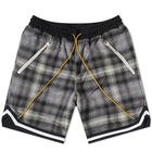 Rhude B-Ball Plaid Short