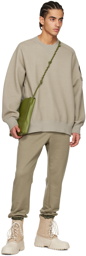 sacai Khaki Crewneck Sweatshirt