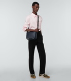 Loewe - Flow Runner suede-trimmed sneakers