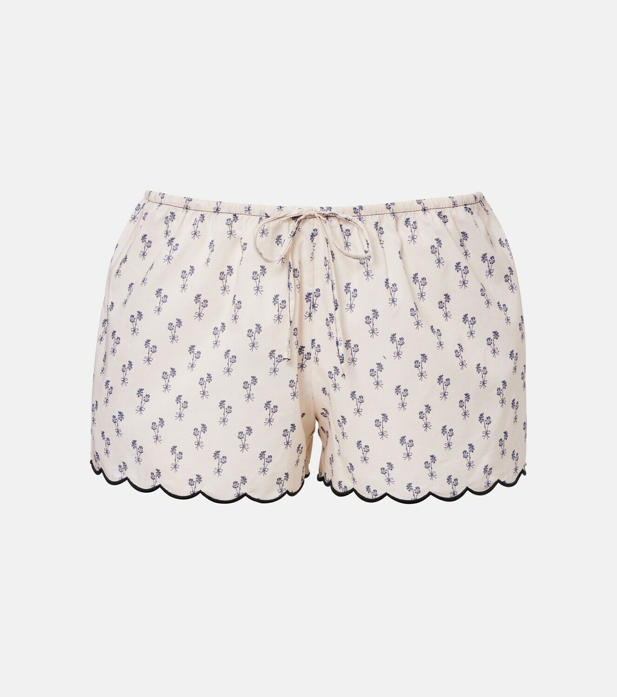 Montce Cynthia floral scalloped cotton shorts