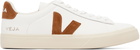 VEJA Off-White Campo Leather Sneakers