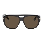Tom Ford Black Bachardy Aviator Sunglasses