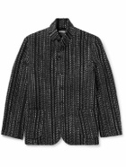 Blue Blue Japan - Wool-Blend Tweed Jacket - Black