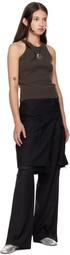 mfpen Brown Leisure Tank Top