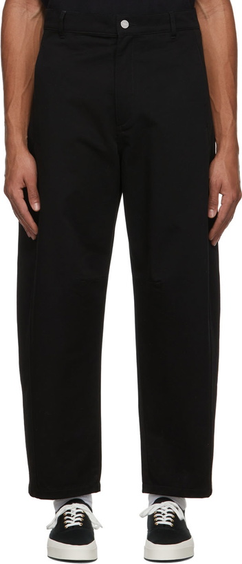 Photo: Maison Kitsuné Black Darts Trousers