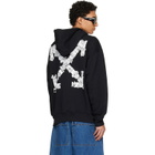 Off-White Black Heraldic Threshold Arrow Skate Hoodie