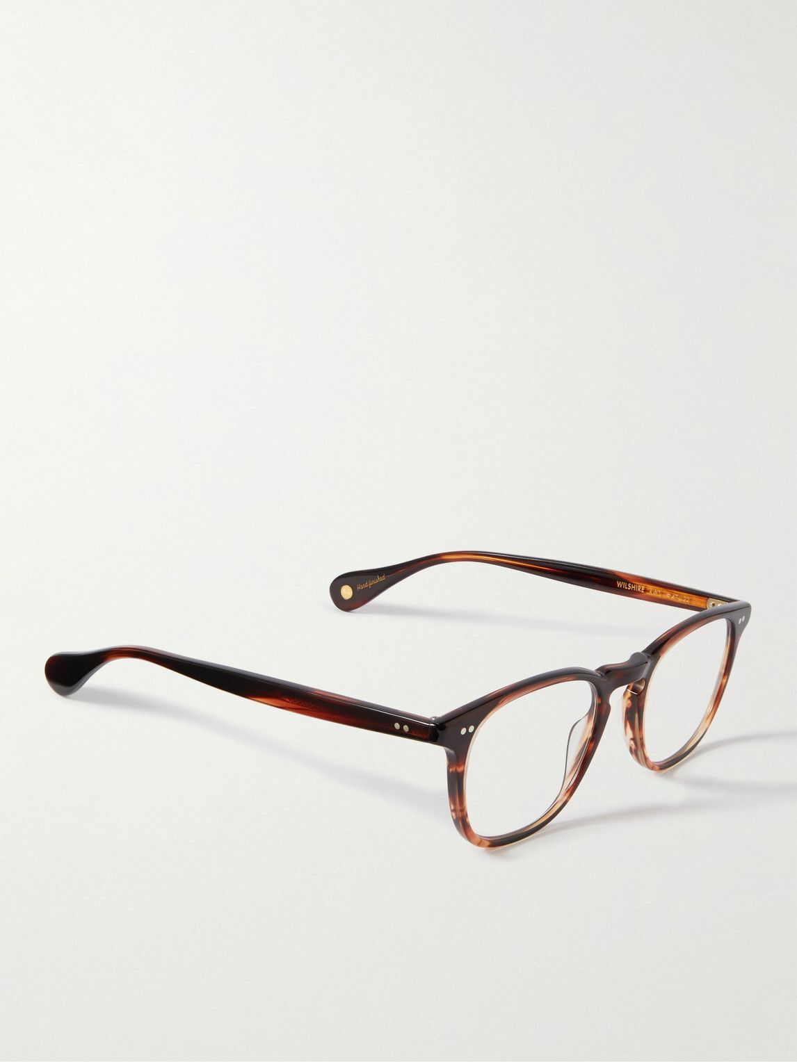 Garrett Leight California Optical - Wilshire Square-Frame Tortoiseshell Acetate Optical Glasses