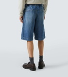 Plan C Denim Bermuda shorts