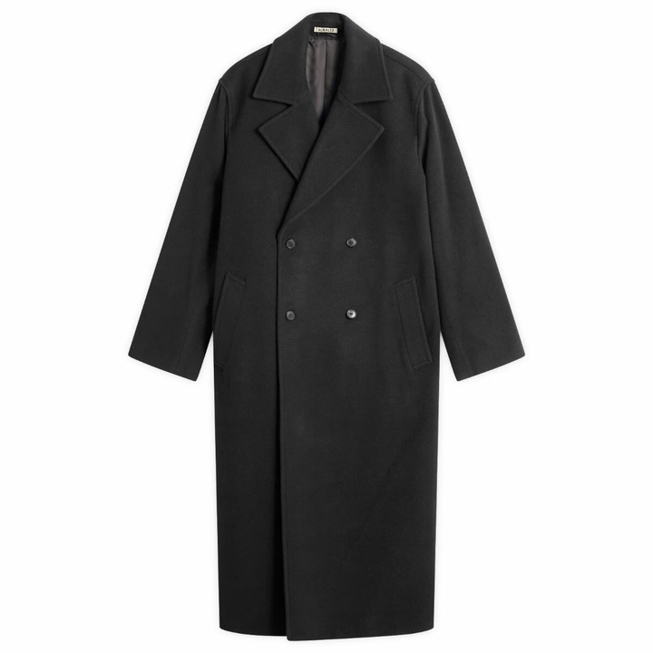 Photo: Auralee Women's Mosser Chesterfield Coat in Black