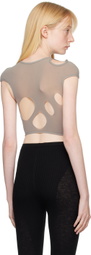 Rui Taupe Cutout T-Shirt