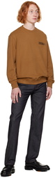 ZEGNA Brown Bonded Sweatshirt