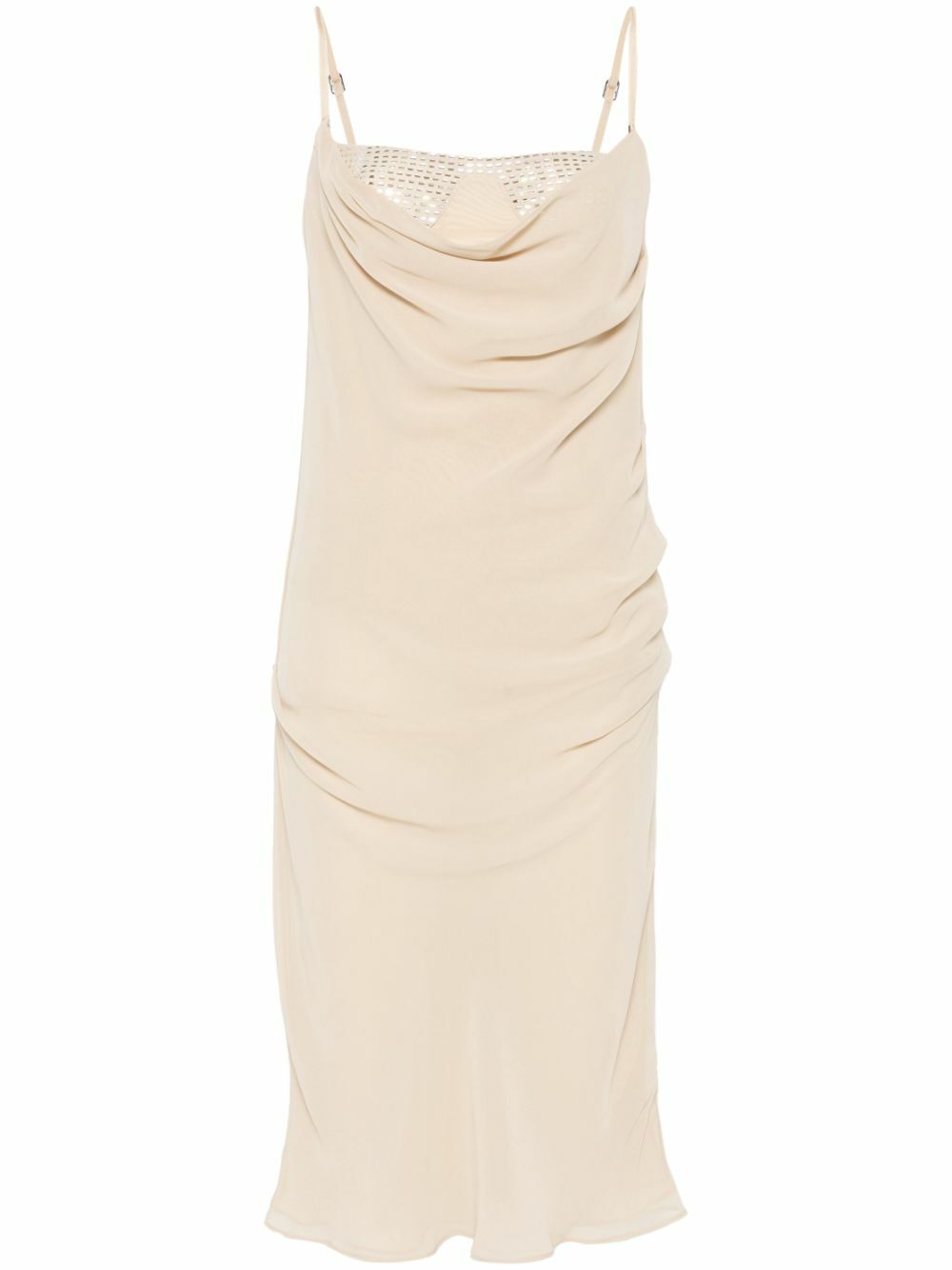 The Attico Draped Midi Dress
