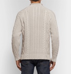J.Crew - Cable-Knit Cotton Rollneck Sweater - Men - Cream