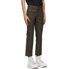 Alexander McQueen Khaki Military Trousers