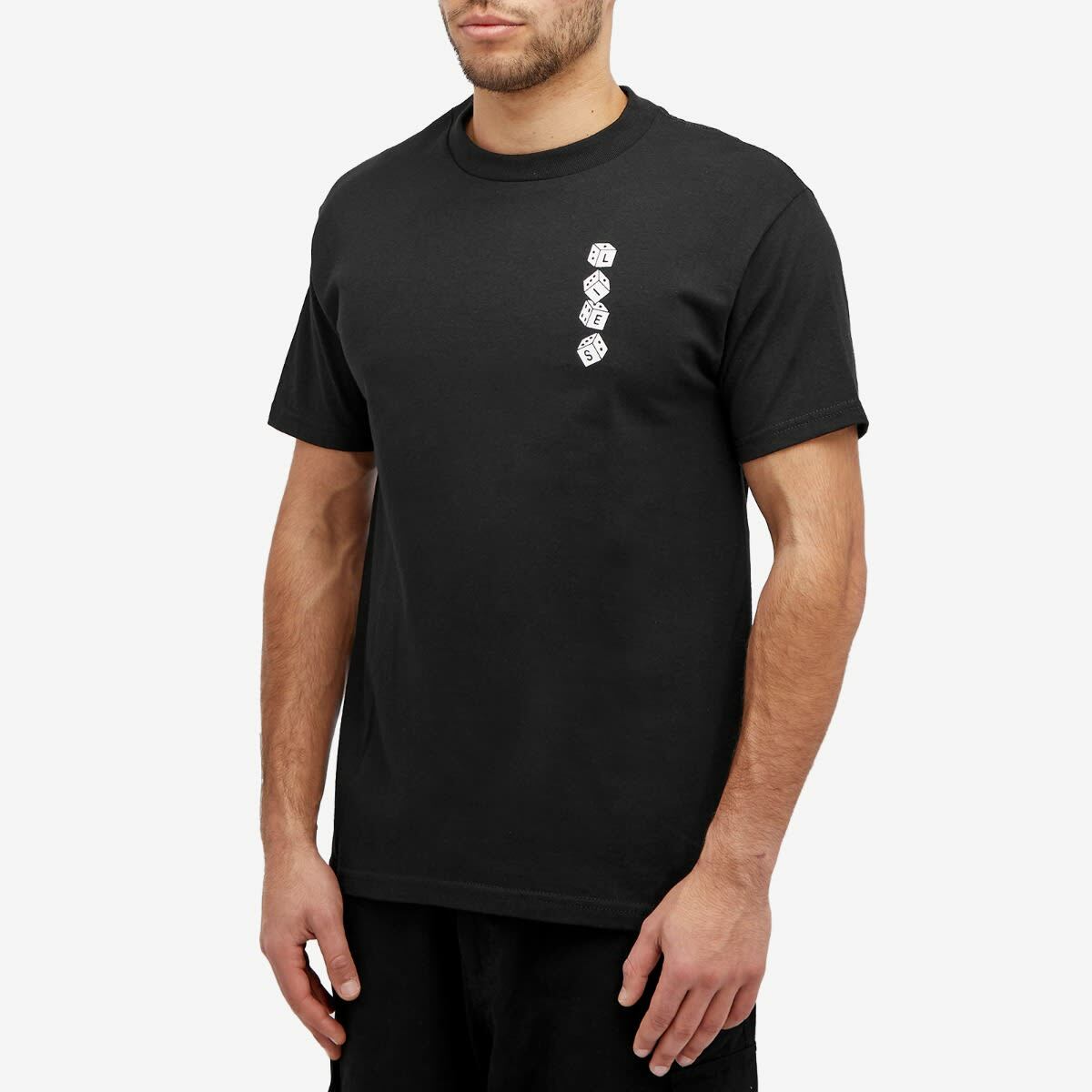 L.I.E.S. Records Men's Cards T-Shirt in Black