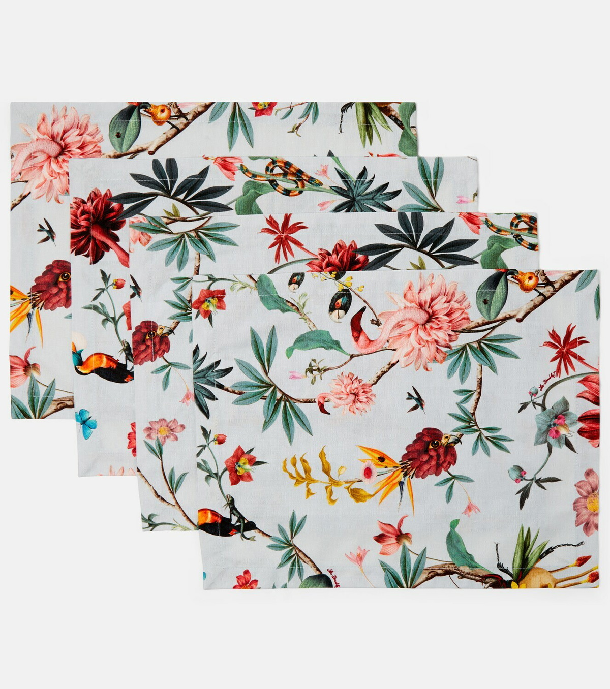 La DoubleJ Fantastic Creatures set of 4 cotton placemats