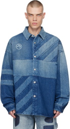 AMBUSH Indigo Patchwork Denim Jacket