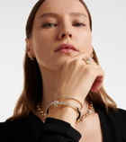 Rainbow K Ball 14kt gold bangle with diamonds