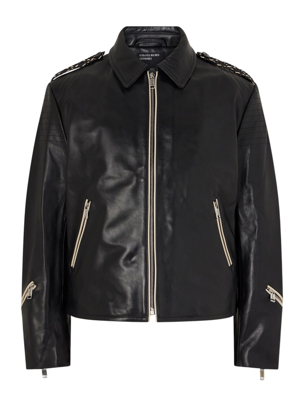 Photo: Enfants Riches Déprimés - Afterlife Leather Jacket - Black