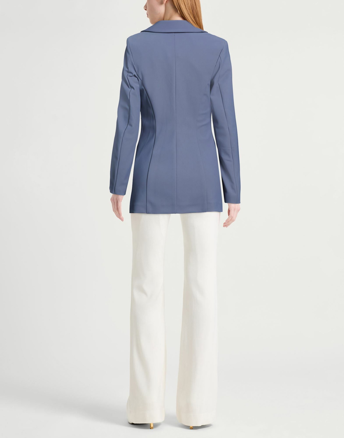 Chiara Boni La Petite Robe Womens Blazer in Slate blue
