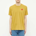 Comme des Garçons Play Men's Colour Series Logo T-Shirt in Olive