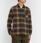 Beams Plus - Checked Herringbone Cotton-Flannel Shirt - Yellow